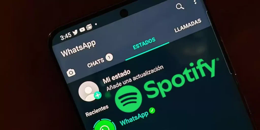 How to publish music in WhatsApp statuses from Spotify?